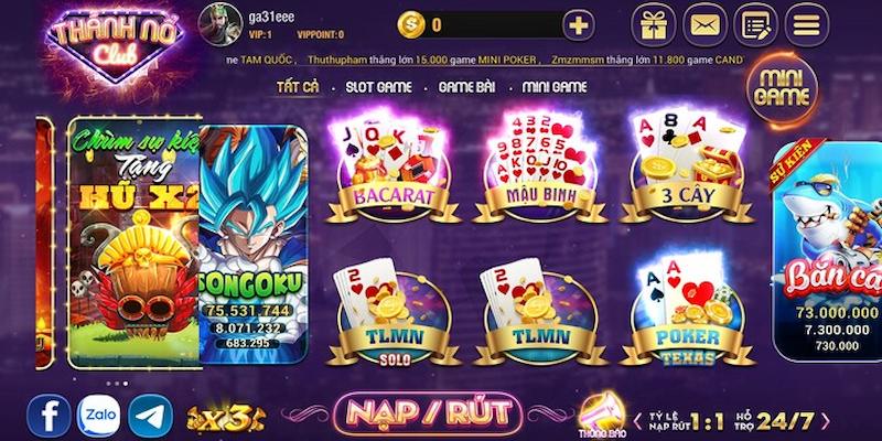 Thanhno club Mini Game