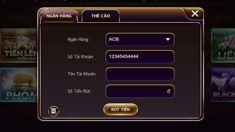 Các bước rút tiền tại sunwin plus