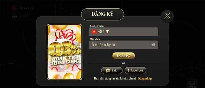 Các tải và đăng ký tài khoản game Oze6868