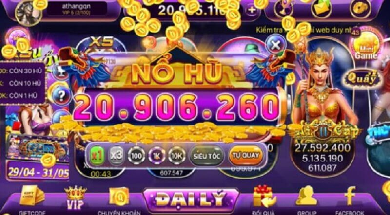 Đa dạng các phương thức đổi thưởng tại siêu nổ hũ